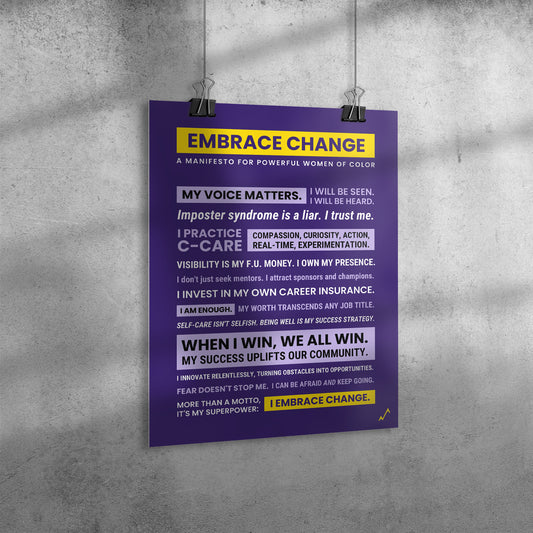 EC Collective Limited Edition Manifesto Poster