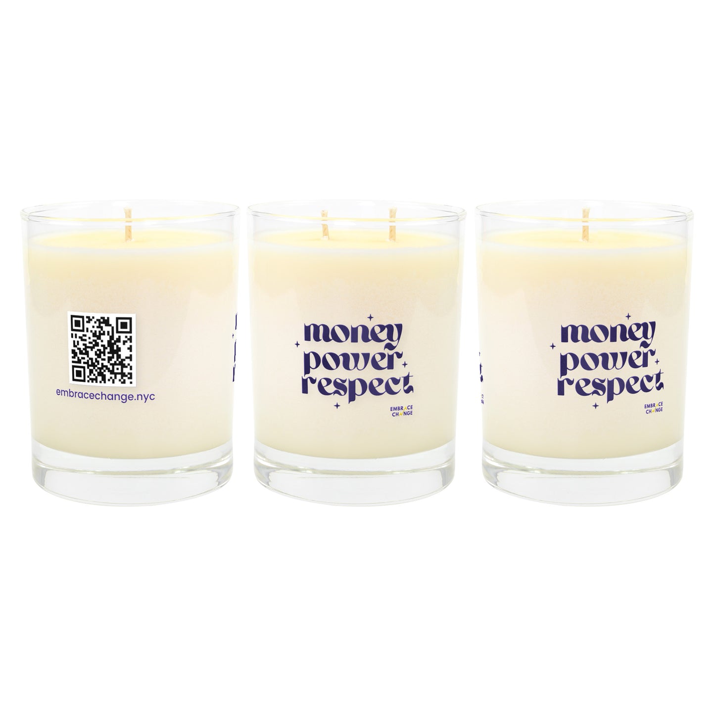 Money Power Respect Candle