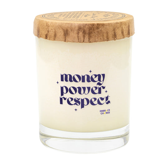 Money Power Respect Candle